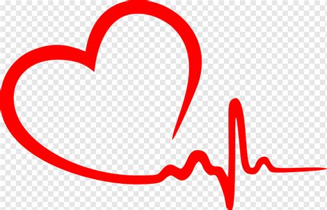 Coraz N Amor Frecuencia Card Aca Ekg Salud Electrocardiograma Png