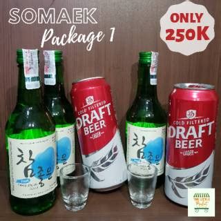 Jual Paket Soju Cham Jo Beer Dra Ft Somaek Gratis Sloki Shopee