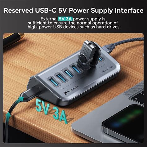 Yottamaster Ports Usb Type C Hub Usb Gen Powered Splitter