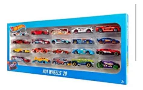 Hot Wheels Caja De Autos Carritos Surtidos Pistas Env O Gratis
