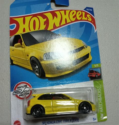 Hot Wheels Honda Civic Type R Hobbies Toys Toys Games On Carousell