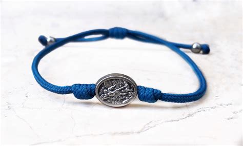 St Michael Bracelet Catholic Bracelet Archangel Bracelet Etsy