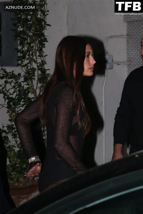 Hailey Baldwin Sexy Seen Flaunting Her Hot Figure Wearing A Sheer Dress At The Tiffany And Co