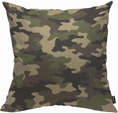 Mugod Camouflage Pattern Military Backgound Cushion Cover Throw Pillow