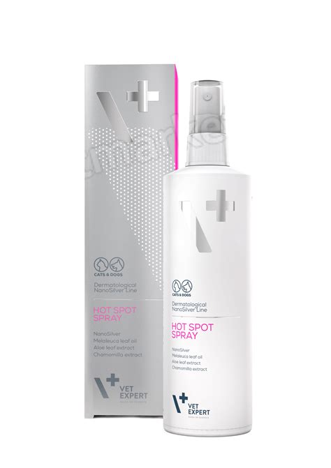 VetExpert Dermatological NanoSilver Line HOT SPOT успокаивающий спрей для собак и кошек