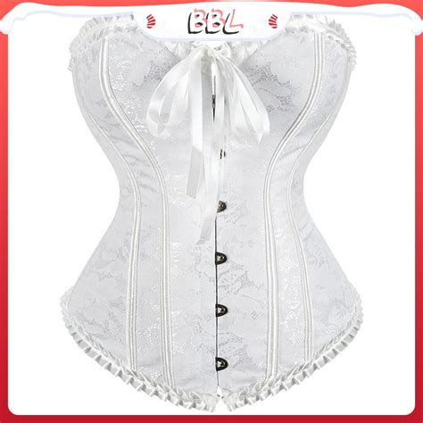 Espartilho Para Mulheres Plus Size Overbust Flor Espartilhos E Sexy Lingerie Victorian Lace