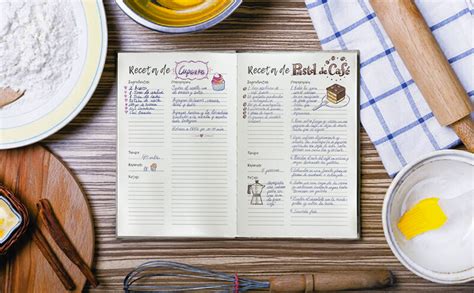 Mis Recetas Cuaderno Para Escribir Mis Recetas De Cocina Spanish