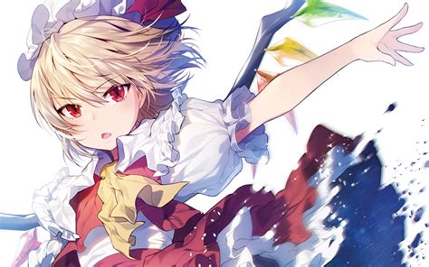 Flandre Scarlet Hd Wallpaper Touhou Anime Art