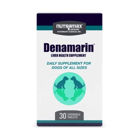 Nutramax Denamarin Chewable Tablets Liver Health Supplement for Dogs - luckypetshops.com