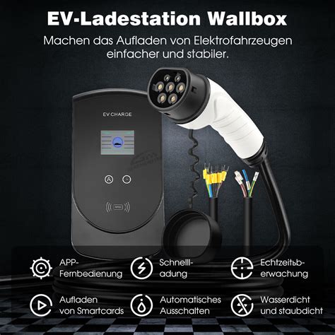 Ev Kw Ladestation App A Phase Ladeger T Typ F R Elektroauto