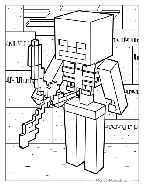 80 minecraft coloring pages free pdf printables – Artofit