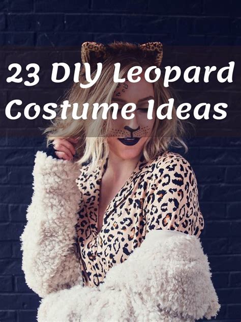 Homemade Leopard Costume