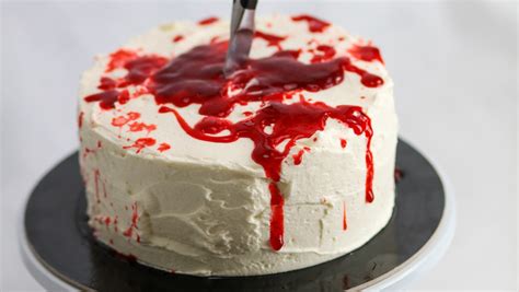 A Vampire Poke Cake Is Exactly What Your Halloween Party Is Missing