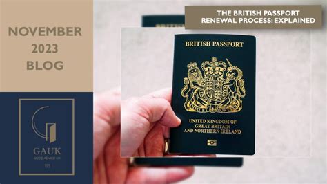 The British Passport Renewal Process: Explained - GOOD ADVICE UK