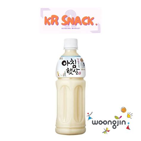 Woongjin Morning Rice Botol Ml Minuman Beras Korea Non Alkohol