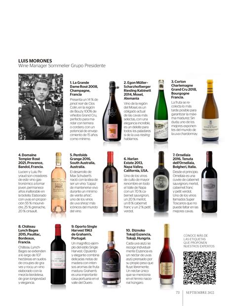 Los vinos que debes probar y tener