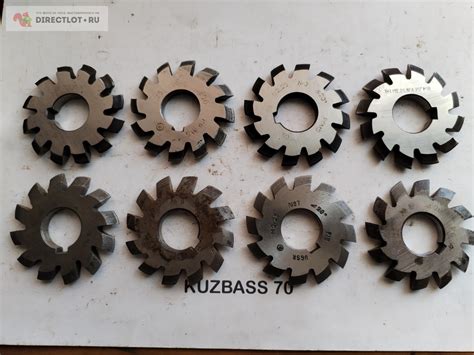 Фрезы дисковые модульные m 2,25. 20°. z=12. посадка на 22 Б/У (комплект ...