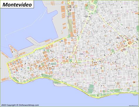 Mapa de Montevideo | Uruguay | Mapas Detallados de Montevideo
