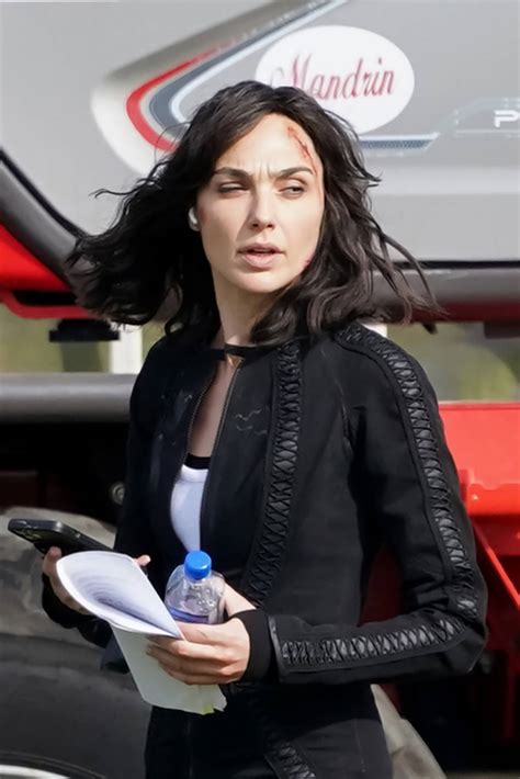 Gal Gadot Spotted Filming Scenes For Heart Of Stone At The Raf Museum