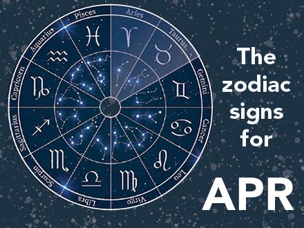 What Zodiac Sign Is April? - Picture The Stars