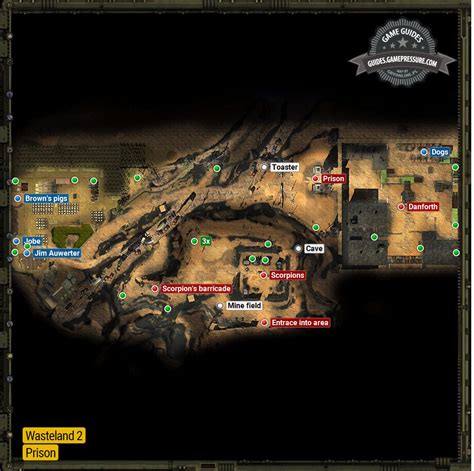 The Prison Prison Locations Wasteland 2 Game Guide Walkthrough