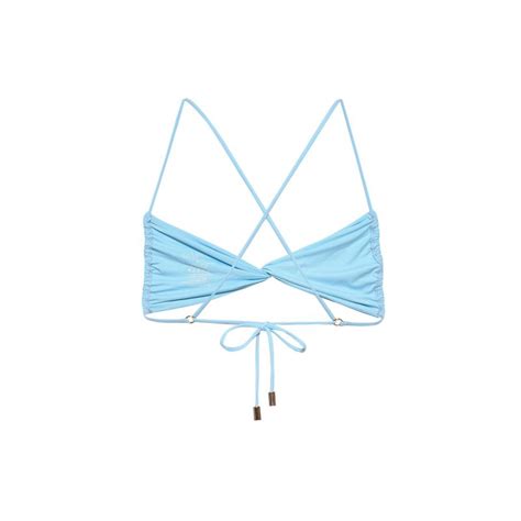 Icey Twist Bandeau Bikini Kamari Swim Wolf Badger