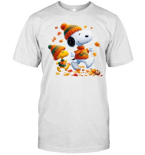 Snoopy And Woodstock Happy Fall