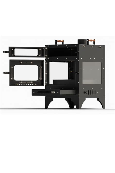 Hot Mood Four Glass Kamp Sobası Kuzineli