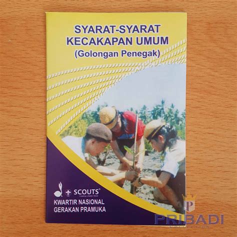 Jual Buku Sku Syarat Kecakapan Umum Pramuka Golongan Penegak Shopee