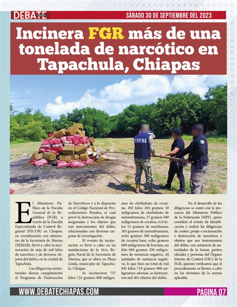 Incinera FGR más de una tonelada de narcótico en Tapachula Chiapas