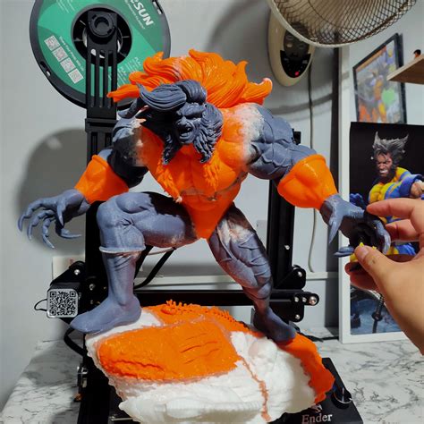 Sabretooth Statues 3D Model Ready to Print