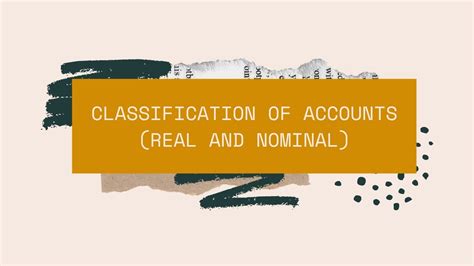 Classification Of Accounts YouTube