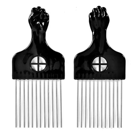 Amazon 2 Pack Hair Picks For Afro Curly Hair Styling Metal