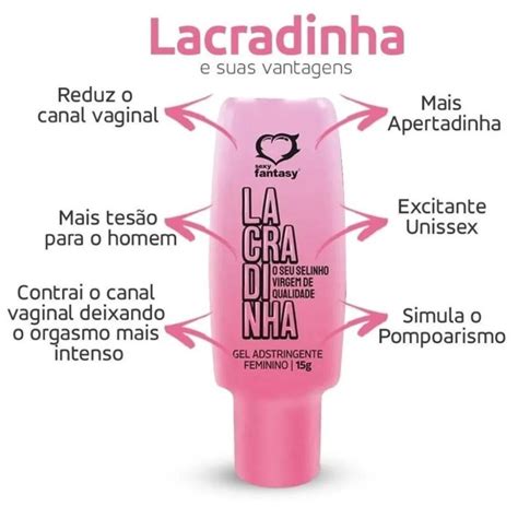 Gel Adstringente LACRADINHA Sempre Virgem Apertadinha SEX SHOP Shopee Brasil