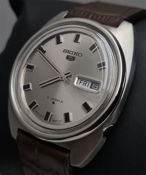 Seiko NO RESERVE PRICE 5 GRAY JUMBO 6119 8250 Uomo Catawiki