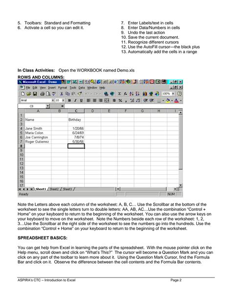 Solution Introduction To Microsoft Excel Studypool