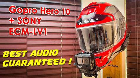 Best Moto Vlogging Helmet Setup With Gopro Hero Sony Ecm Lv