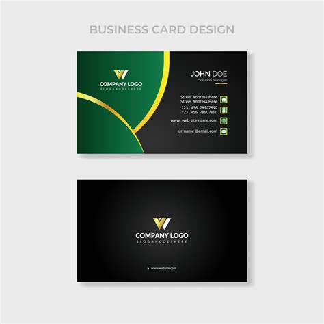 Creative Business Card Creative And Clean Business Card Template