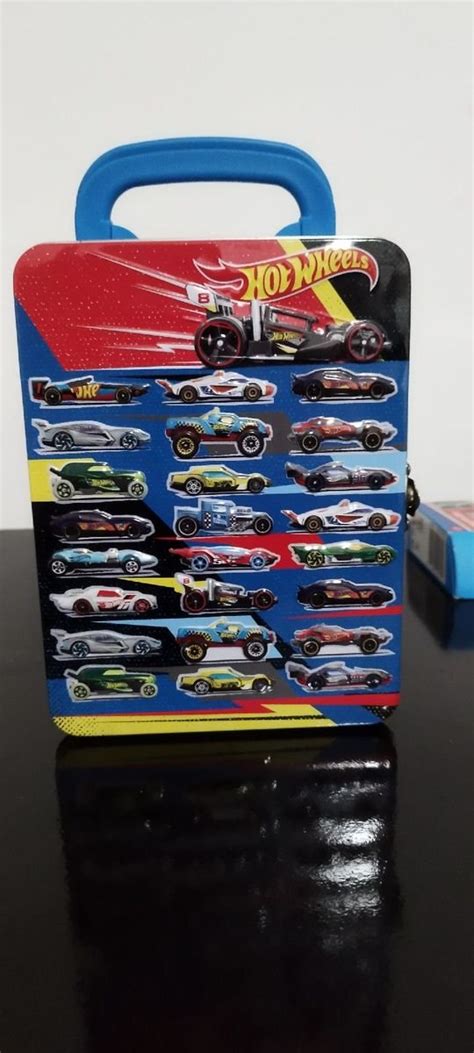 Maleta Porta Carrinhos Hot Wheels Para Carrinhos Item De Decora O Hot Wheels Usado