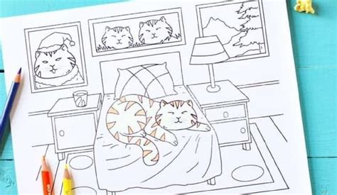 大人過ぎるネコ塗り絵Lazy Ass Cats酔っ払いネコや居眠りネコが塗り絵になった えんウチ