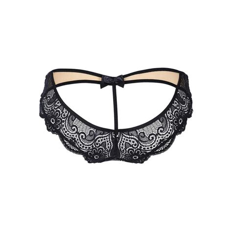 Culotte Noir Axami Lingerie Lemon Curve