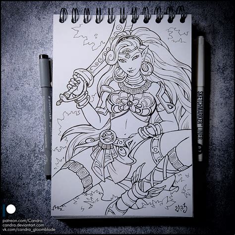 Sketchbook Urbosa SFW By Candra Hentai Foundry