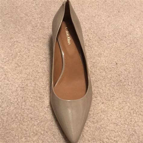 Calvin Klein Shoes Calvin Klein Nude Heels Size Poshmark