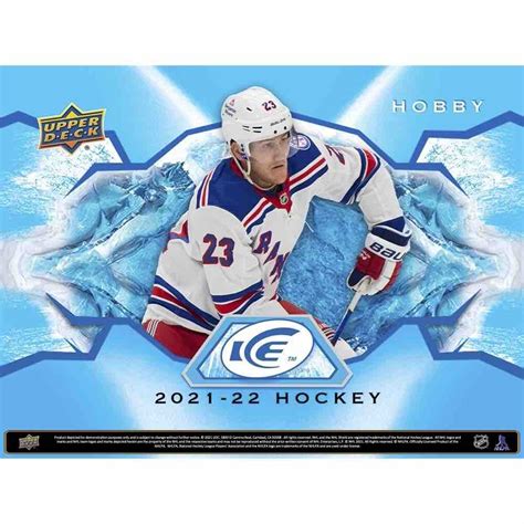 2021 22 Upper Deck Ice Hockey Hobby Box Price Release Date Checklist