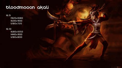 Bloodmoon Akali HD Wallpaper by dualitydesigns on DeviantArt