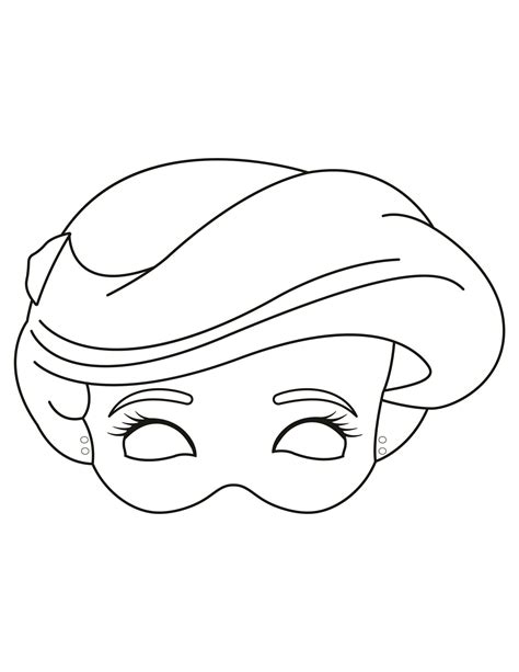 Disney Princess Mask Template 10