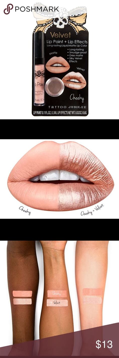 Tattoo Junkee Cheeky Lip Paint Lip Effects Playful Pink Nude