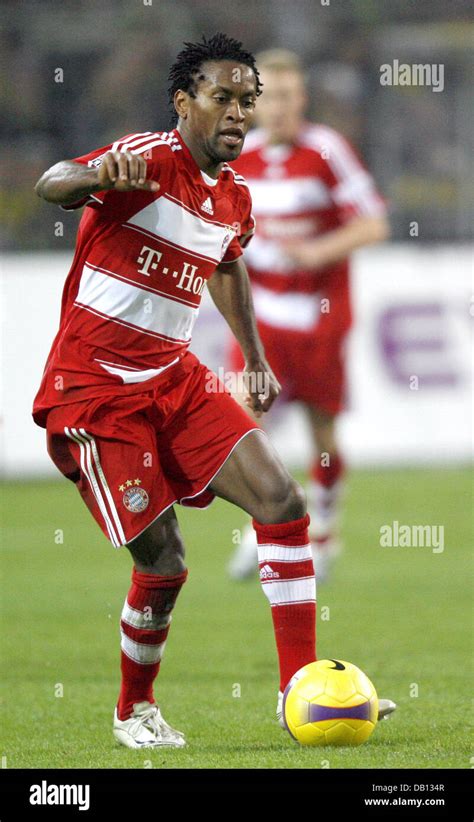 Bayern Munich?s Brazilian player Ze Roberto is pictured in action during the Borussia Dortmund ...