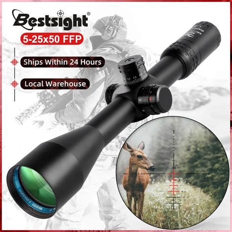 5 25x50 Z1000 Ffp Sight Hunting Scope Tactical Rifle Scope Side