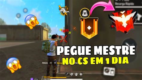 Como Pegar Mestre No Cs Ranqueado Em Dia No Free Fire Em